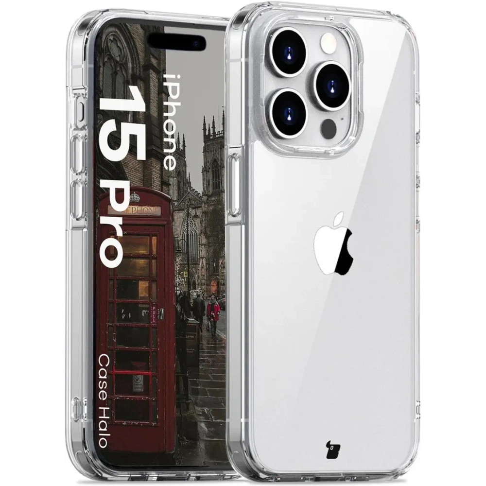 Wholesale Bizon Case Halo for Apple iPhone 15 Pro transparent - BIZ8722 - {ean13} - Hurt