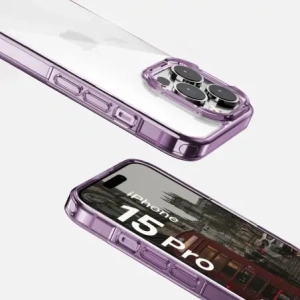 Hurtownia GSM - Bizon Case Halo Apple iPhone 15 Pro áttetsző-lila - BIZ8723 - {ean13} - Hurt