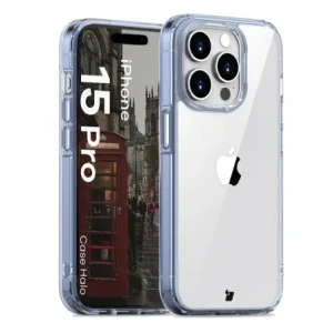 Wholesale Bison Case Halo case for Apple iPhone 15 Pro transparent-blue - BIZ8724 - {ean13} - Hurt