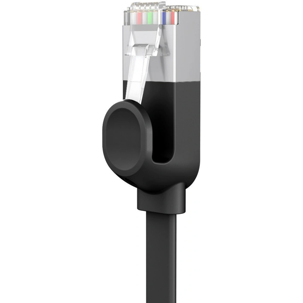 Hurtownia GSM - Flaches Netzwerkkabel Baseus High Speed, Ethernet RJ45, Gigabit, Cat.6, 1m (schwarz) - BSU1438BLK - {ean13} - Hurt