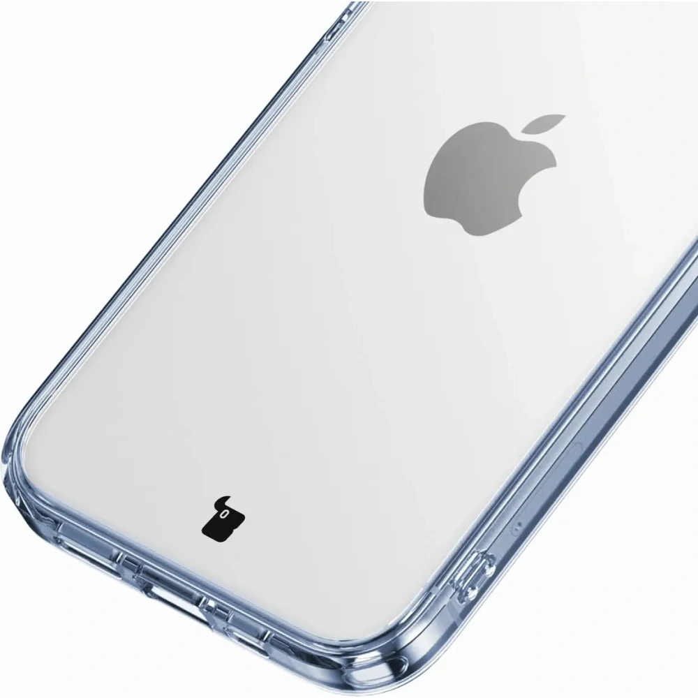Hurtownia GSM - Etui Bizon Case Halo pentru Apple iPhone 15 Pro transparent-albastru - BIZ8724 - {ean13} - Hurt
