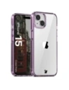 Etui Bizon Case Halo do Apple iPhone 15 przezroczysto-fioletowe