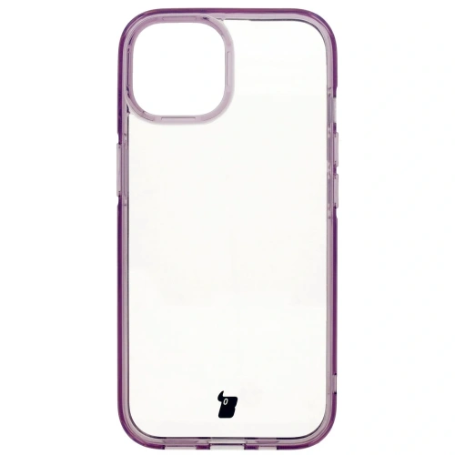 Etui Bizon Case Halo do Apple iPhone 15 przezroczysto-fioletowe