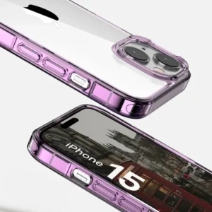 Wholesale Bizon Case Halo for Apple iPhone 15 transparent-purple - BIZ8726 - {ean13} - Hurt