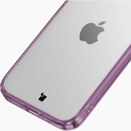 Etui Bizon Case Halo do Apple iPhone 15 przezroczysto-fioletowe