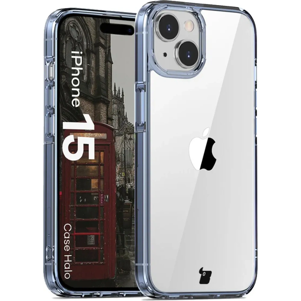 Hurtownia GSM - Bizon Case Halo für Apple iPhone 15 transparent-blau - BIZ8727 - {ean13} - Hurt