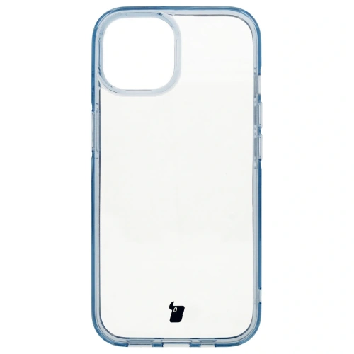 Etui Bizon Case Halo do Apple iPhone 15 przezroczysto-niebieskie