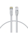 Ploché síťové kabel Baseus High Speed, Ethernet RJ45, Gigabit, Cat.6, 1m (šedý)