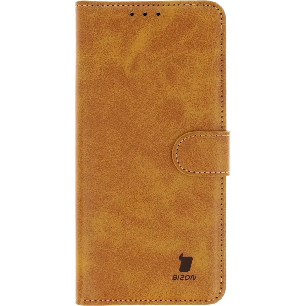 Hurtownia GSM - Etui z klapką Bizon Case Pocket do Xiaomi Redmi Note 14 Pro 4G brązowe - BIZ8731 - {ean13} - Hurt