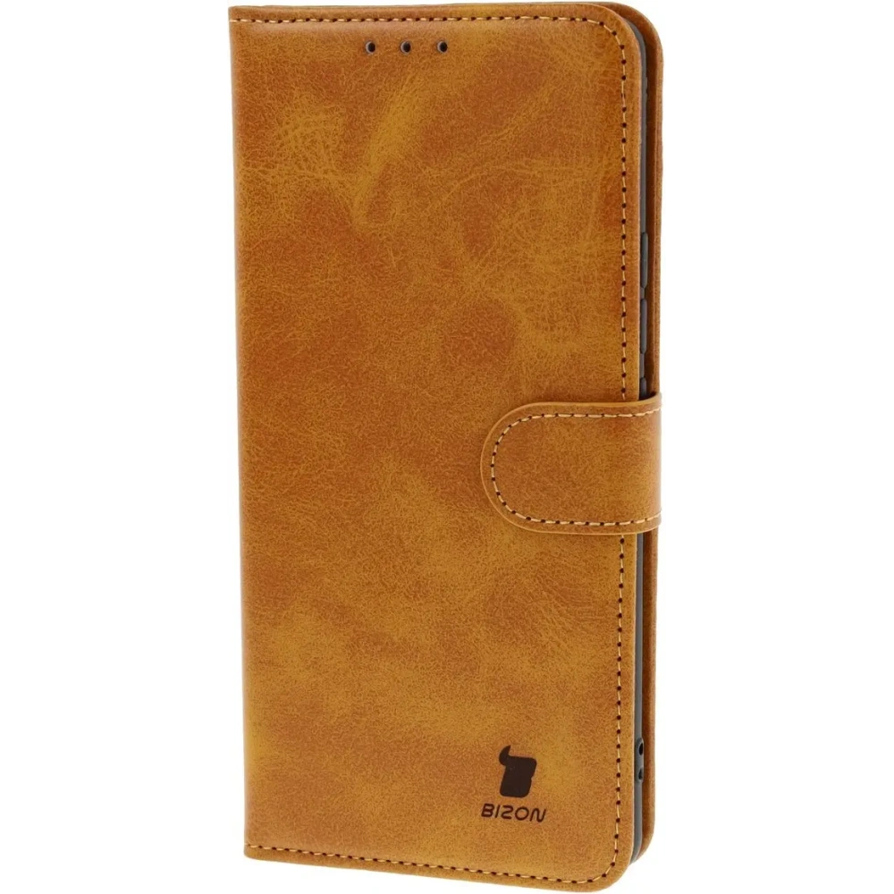 Hurtownia GSM - Etui z klapką Bizon Case Pocket do Xiaomi Redmi Note 14 Pro 4G brązowe - BIZ8731 - {ean13} - Hurt