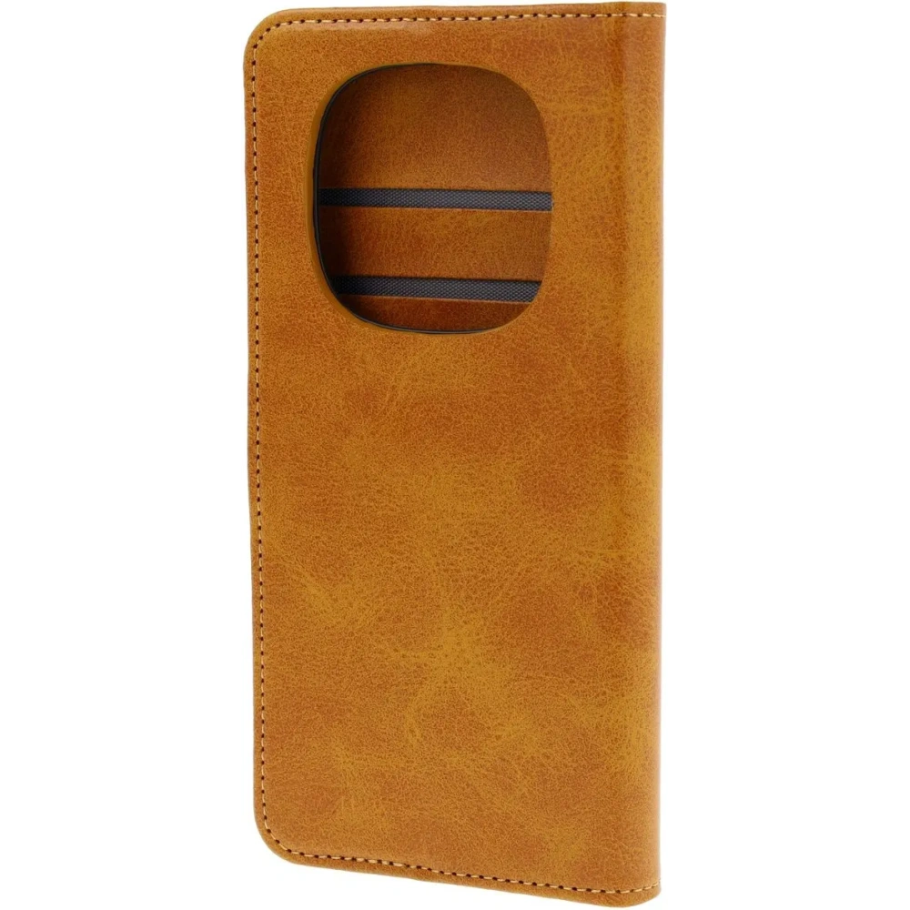 Hurtownia GSM - Etui z klapką Bizon Case Pocket do Xiaomi Redmi Note 14 Pro 4G brązowe - BIZ8731 - {ean13} - Hurt