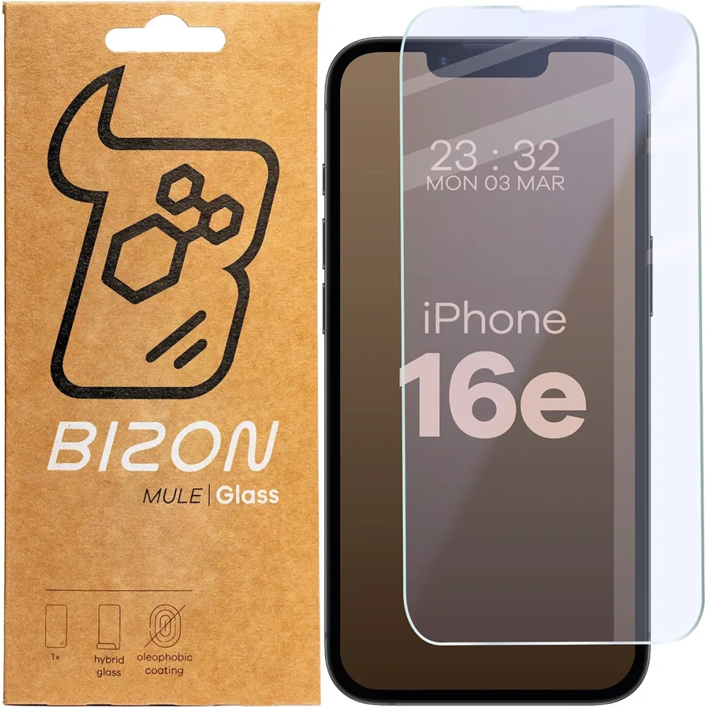 Hurtownia GSM - Bizon Glass Mule Apple iPhone 16e / 14 / 13 / 13 Pro - BIZ8734 - {ean13} - Hurt
