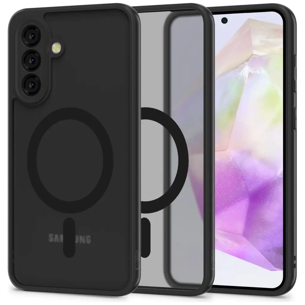 Wholesale Tech-Protect Magmat MagSafe Samsung Galaxy A36 5G Matte Black - THP3972 - {ean13} - Hurt
