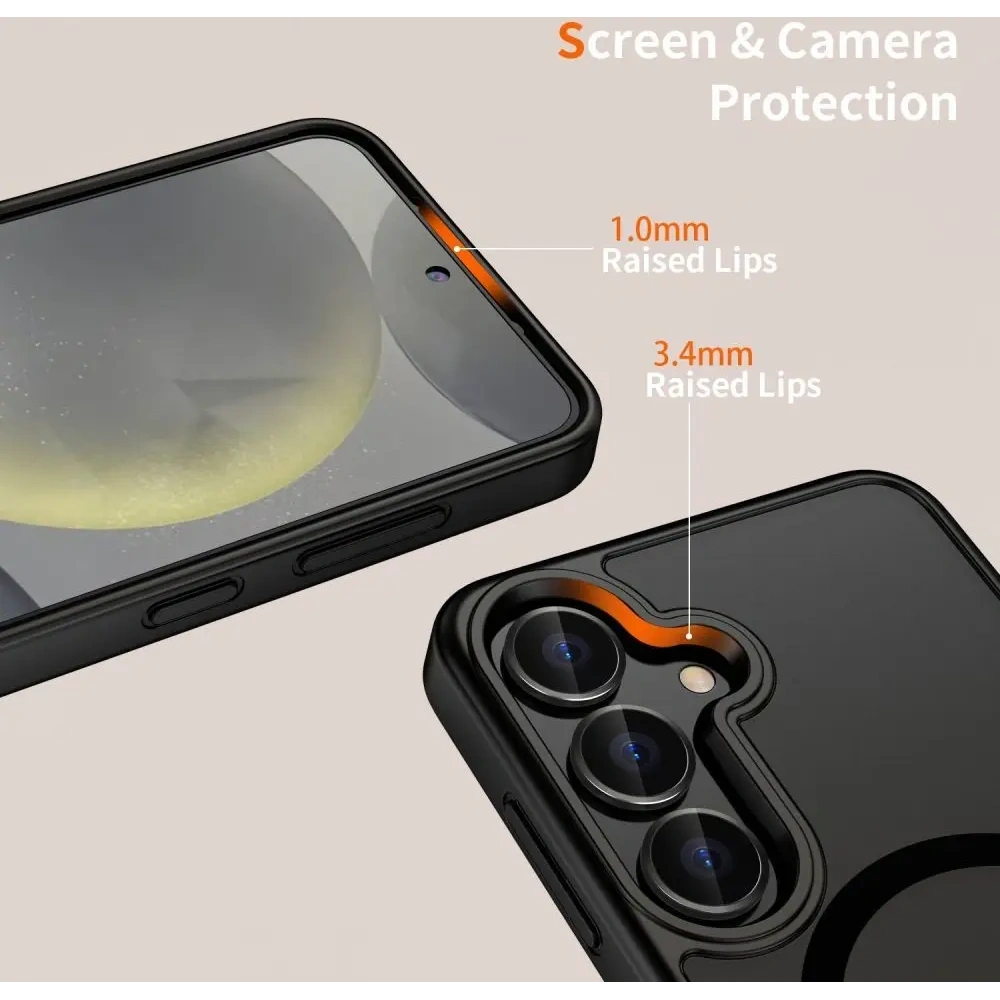 Wholesale Tech-Protect Magmat MagSafe Samsung Galaxy A36 5G Matte Black - THP3972 - {ean13} - Hurt