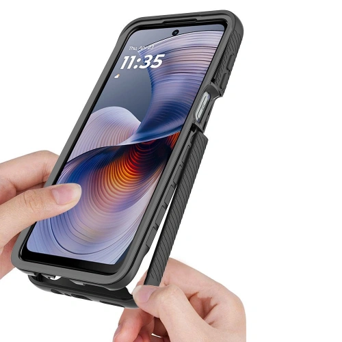 Etui Tech-Protect Defense Motorola Moto G15 / G15 Power / G05 / E15 Black