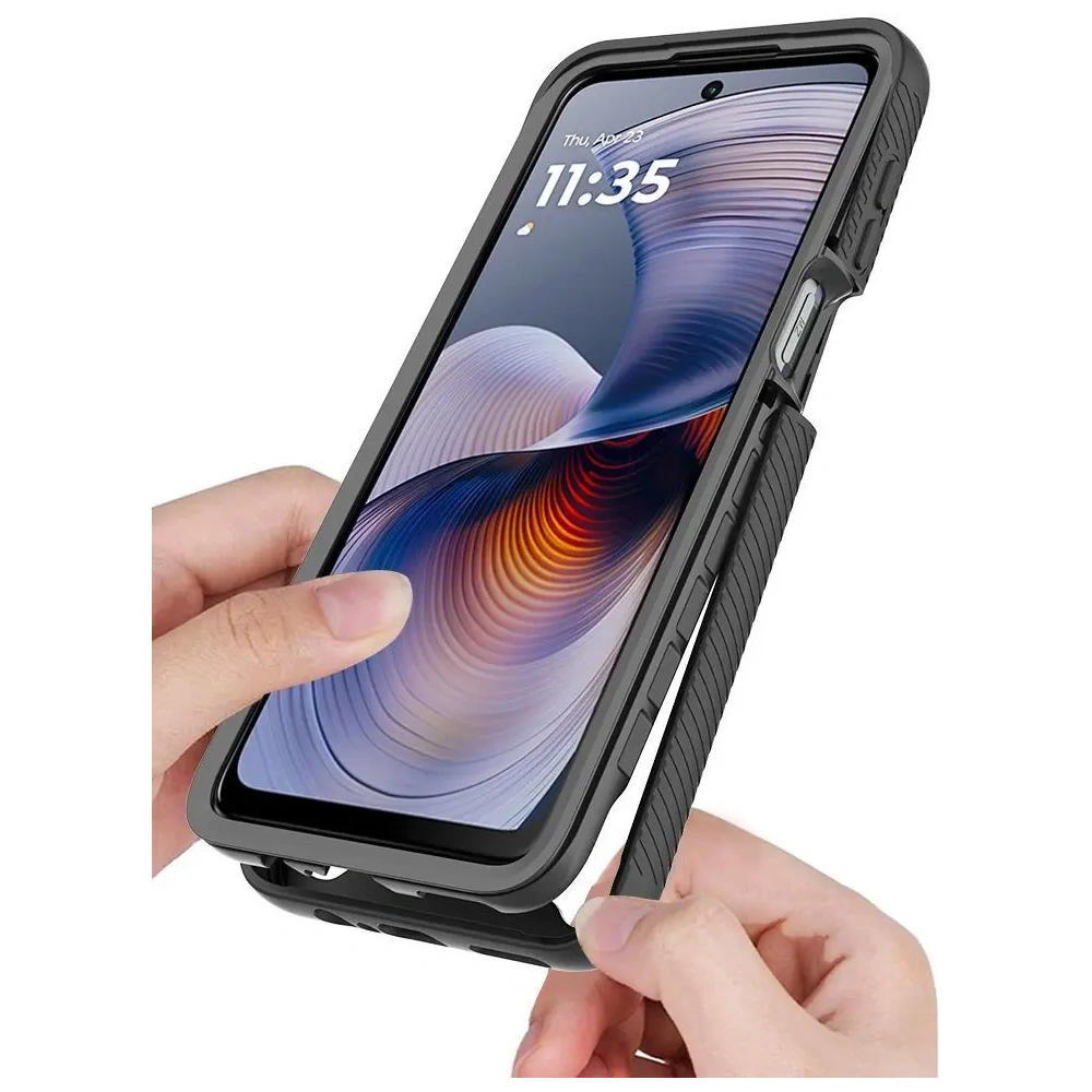 Hurtownia GSM - Tech-Protect Védelem Motorola Moto G15 / G15 Power / G05 / E15 Fekete - THP3973 - {ean13} - Hurt