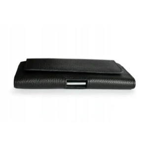 Hurtownia GSM - Husa din piele LURESKO FREYA XL pentru curea, carcasa pentru telefon 165x82x10mm (neagră cu dungi și fir negru) - LUR2 - {ean13} - Hurt