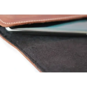 Wholesale LURESKO FREYA XL leather holster for belt, phone case 165x82x10mm (vintage brown with white thread) - LUR3 - {ean13} - Hurt