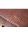 Hurtownia GSM - LURESKO FREYA XL Lederholster für den Gürtel, Handyhülle 165x82x10mm (vintage braun mit weißen Nähten) - LUR3 - {ean13} - Hurt