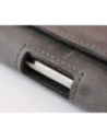 Wholesale LURESKO FREYA XL leather holster for belt, phone case 165x82x10mm (gray vintage) - LUR4 - {ean13} - Hurt