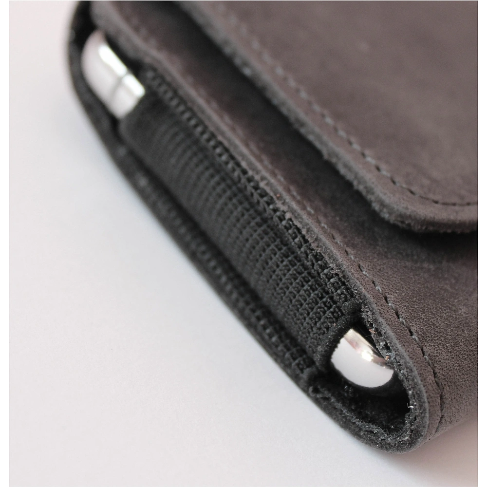 Hurtownia GSM - LURESKO FREYA XL kožené pouzdro na opasek, pouzdro na telefon 165x82x10mm (šedá vintage) - LUR4 - {ean13} - Hurt