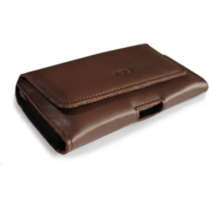 Hurtownia GSM - Kožené pouzdro LURESKO FREYA XL na opasek pouzdro na telefon 165x82x10mm (hladká hnědá) - LUR6 - {ean13} - Hurt