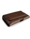 Wholesale LURESKO FREYA XL leather holster for belt, phone case 165x82x10mm (smooth brown) - LUR6 - {ean13} - Hurt