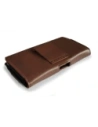 Wholesale LURESKO FREYA XL leather holster for belt, phone case 165x82x10mm (smooth brown) - LUR6 - {ean13} - Hurt