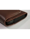 Wholesale LURESKO FREYA XL leather holster for belt, phone case 165x82x10mm (smooth brown) - LUR6 - {ean13} - Hurt