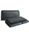 Hurtownia GSM - Husa de piele LURESKO FREYA S pentru telefon, cu prindere pe curea, dimensiuni 131x62x12mm - NEAGRĂ, FINĂ - LUR7 - {ean13} - Hurt