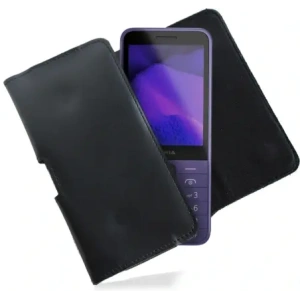 Hurtownia GSM - Husa de piele LURESKO FREYA S pentru telefon, cu prindere pe curea, dimensiuni 131x62x12mm - NEAGRĂ, FINĂ - LUR7 - {ean13} - Hurt