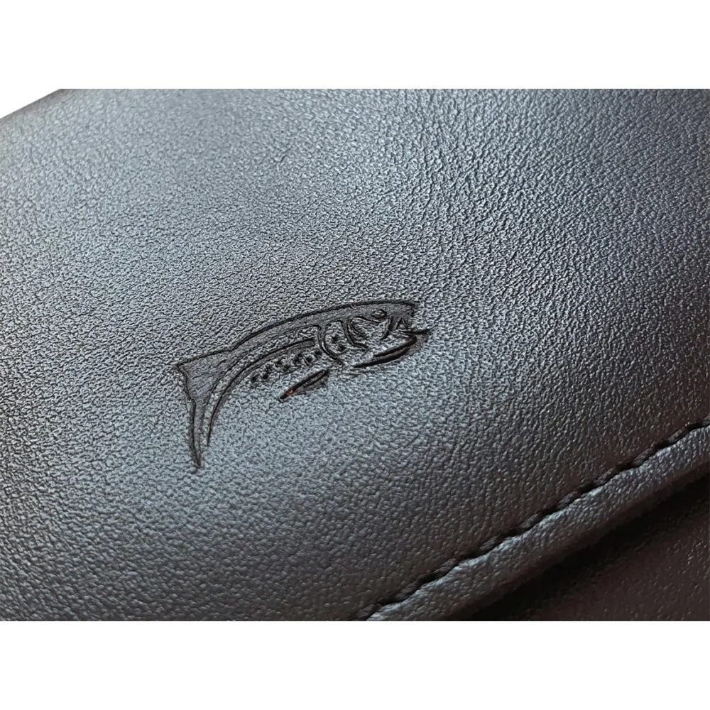 Hurtownia GSM - Skórzana kabura LURESKO FREYA S do paska etui na telefon 131x62x12mm - CZARNY GŁADKI - LUR7 - {ean13} - Hurt