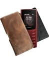 Hurtownia GSM - Husa din piele LURESKO FREYA S pentru telefon cu curea, dimensiuni 131x62x12mm - MARO VINTAGE - LUR8 - {ean13} - Hurt