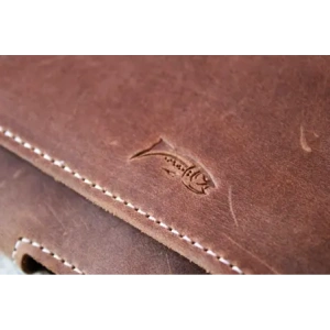 Wholesale LURESKO FREYA S leather holster for belt phone case 131x62x12mm - VINTAGE BROWN - LUR8 - {ean13} - Hurt
