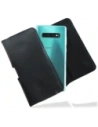 Hurtownia GSM - LURESKO FREYA M kožené pouzdro na telefon k opasku 150x 72x10 - ČERNÁ Hladká - LUR9 - {ean13} - Hurt