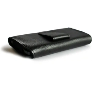 Hurtownia GSM - LURESKO FREYA XXL kožené pouzdro na opasek, pouzdro na telefon 170x82x10mm (černé vroubkované, černá nit) - LUR11 - {ean13} - Hurt