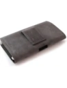 Wholesale LURESKO FREYA XXL leather holster for belt phone case 170x85x10mm (gray vintage gray thread) - LUR13 - {ean13} - Hurt