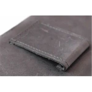 Wholesale LURESKO FREYA XXL leather holster for belt phone case 170x85x10mm (gray vintage gray thread) - LUR13 - {ean13} - Hurt