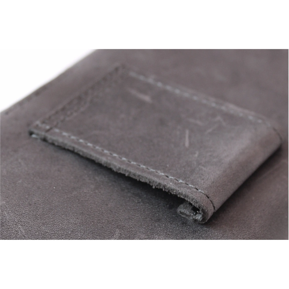 Wholesale LURESKO FREYA XXL leather holster for belt phone case 170x85x10mm (gray vintage gray thread) - LUR13 - {ean13} - Hurt