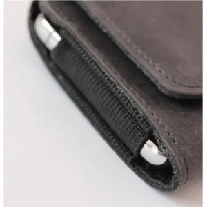 Hurtownia GSM - LURESKO FREYA XXL kožené pouzdro na opasek na telefon 170x85x10mm (šedá vintage s šedou nití) - LUR13 - {ean13} - Hurt