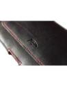 Wholesale LURESKO FREYA XXL leather holster for belt, phone case 170x85x10mm (black smooth, red thread, red interior) - LUR14 - {ean13} - Hurt