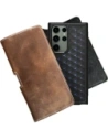 Wholesale LURESKO FREYA 3XL leather holster for belt, phone case 175x83x15 (vintage brown with white thread) - LUR16 - {ean13} - Hurt