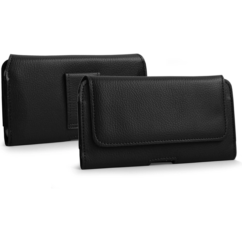 Wholesale LURESKO HEL XL holster for Eco belt, phone case 165x82x12 (black ribbed with black thread) - LUR18 - {ean13} - Hurt