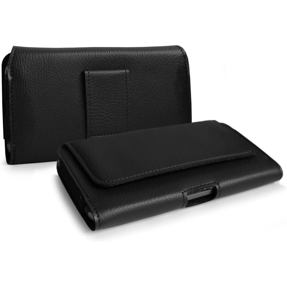Wholesale LURESKO HEL XL holster for Eco belt, phone case 165x82x12 (black ribbed with black thread) - LUR18 - {ean13} - Hurt