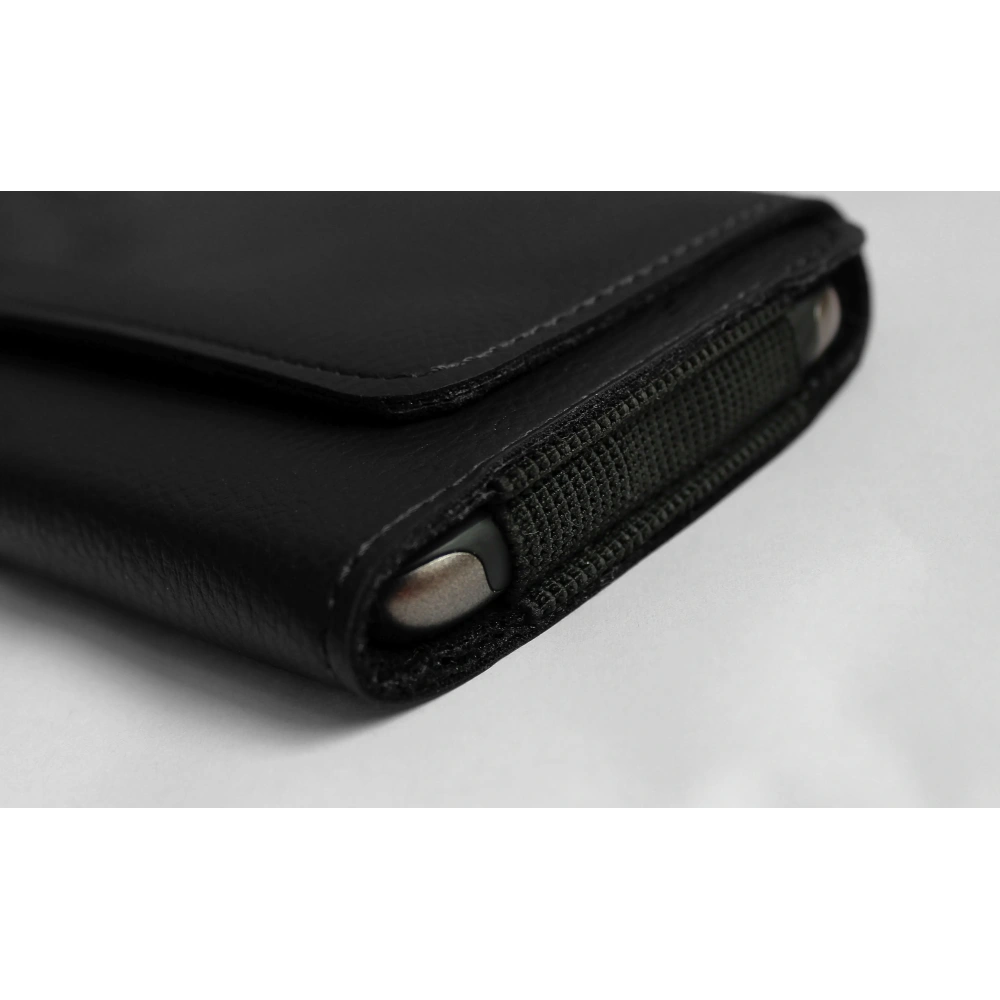 Wholesale LURESKO HEL XL holster for Eco belt, phone case 165x82x12 (black ribbed with black thread) - LUR18 - {ean13} - Hurt