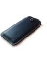 Hurtownia GSM - LURESKO ASTER XXXL universelle Lederhülle mit Schlaufe für einen Gurt, für Telefone von 6,5' - 6,9' (marineblau mit weißem Faden) - LUR24 - {ean13} - Hurt