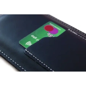 Hurtownia GSM - Husa universală din piele LURESKO ASTER XXXL cu un bucle pentru curea, pentru telefoane de 6.5' - 6.9' (albastru marin cu fir alb) - LUR24 - {ean13} - Hurt