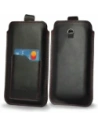 Hurtownia GSM - LURESKO ASTER XXXL husă universală din piele cu un bucluc pentru curea, concepută pentru telefoane de 6.5' - 6.9' (negru mat cu cusături roșii) - LUR26 - {ean13} - Hurt