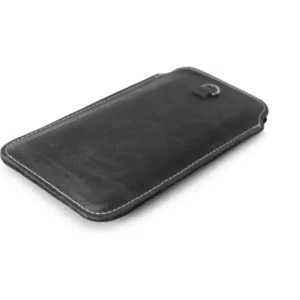 Wholesale LURESKO ASTER XXXL universal leather case with a loop for a strap, slip-in for phone 6.5' - 6.9' (gray vintage with white thread) - LUR27 - {ean13} - Hurt