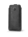 Wholesale LURESKO ASTER XXXL universal leather case with a loop for a strap, slip-in for phone 6.5' - 6.9' (gray vintage with white thread) - LUR27 - {ean13} - Hurt
